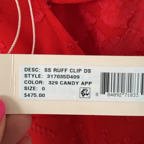 NWT Rebecca Taylor Clip Silk-Blend A-Line Dress Size 0 - Picture 12 of 12